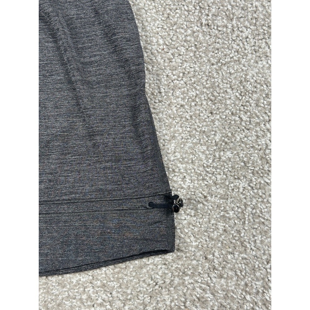 Lululemon Rest Less Tank Top Womens 6 Gray Drawcord Cinch Waist Shelf Bra - Picture 3 of 8